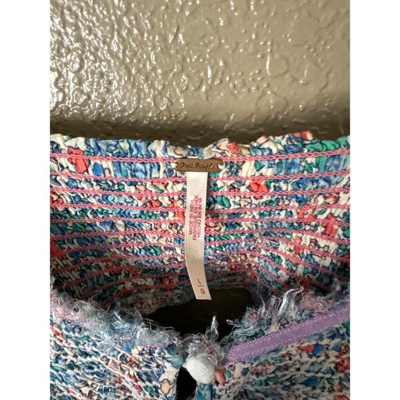 Free People Molly Jo Midi Maxi Micro Floral Dress Rare Large - Picture 5 of 9